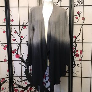 🐲💙 Barefoot Dreams Ombré Open Front Cardigan